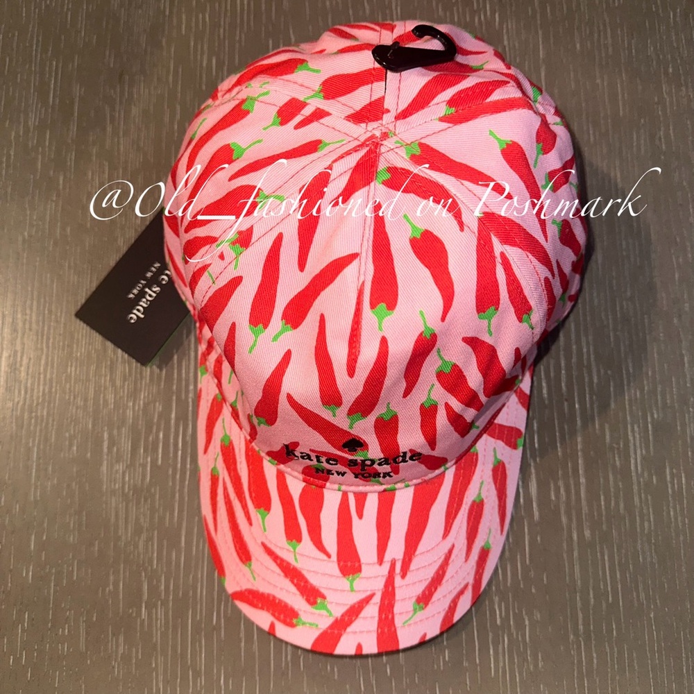 KATE SPADE Peppers Cap - Red - Picture 2 of 7